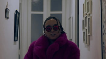 Mad mia arrives from the party almost naked and ask her flatmate to fuck her right now