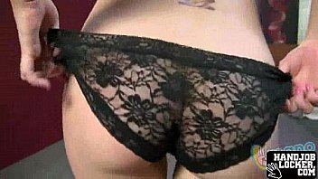 Blonde amateur handjob