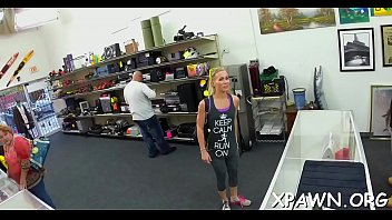 Sex in shop with big schlong