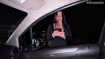 Hard fuck with the uber driver i made him cum twice and they almost saw us