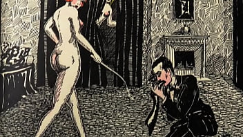 Retro erotic illustration