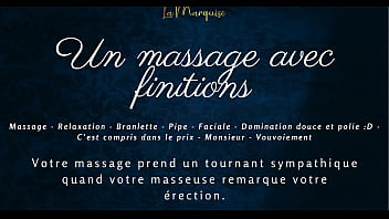 Un massage avec finitions french audio porn blowjob