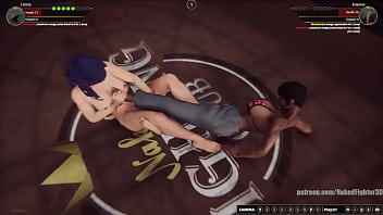Leticia vs evianne nf3d lesbian sexual combat ring