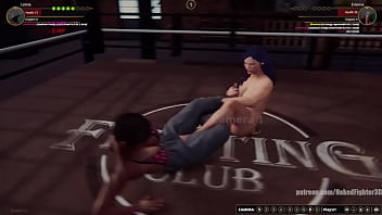 Leticia vs evianne nf3d lesbian sexual combat ring