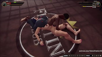 Leticia vs evianne nf3d lesbian sexual combat ring