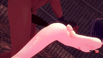 Boruto hentai sarada fucked and blowjob in a threesome