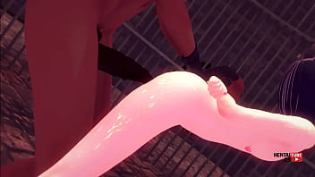 Boruto hentai sarada fucked and blowjob in a threesome