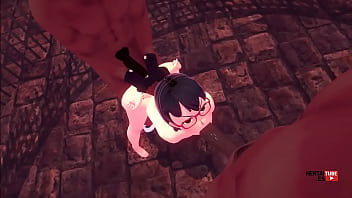 Boruto hentai sarada fucked and blowjob in a threesome