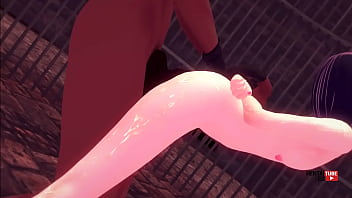 Boruto hentai sarada fucked and blowjob in a threesome