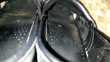 Beckys big black smelly dirty work clogs