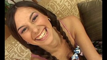 Hot brunette fucked hard