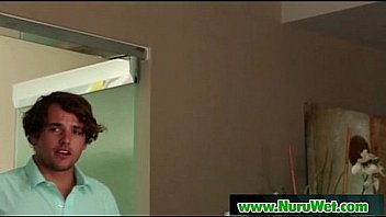 Nuru massage wet handjob and b blowjob sex 11