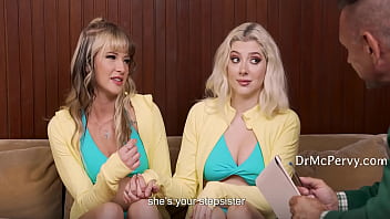 The shrink made us sluts stepsister rivalry solved by threesome therapy