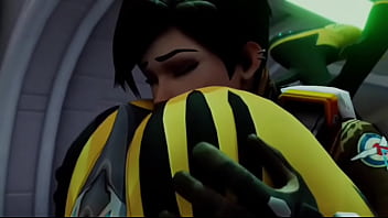 Overwatch tracer worshiping 's ass