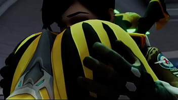 Overwatch tracer worshiping 's ass