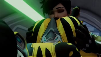 Overwatch tracer worshiping 's ass