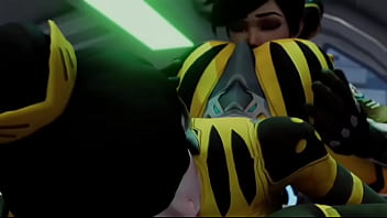 Overwatch tracer worshiping 's ass