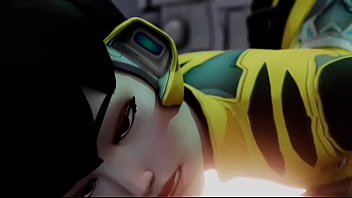 Overwatch tracer worshiping 's ass