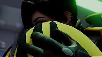 Overwatch tracer worshiping 's ass