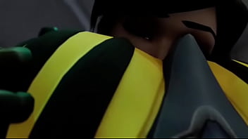 Overwatch tracer worshiping 's ass