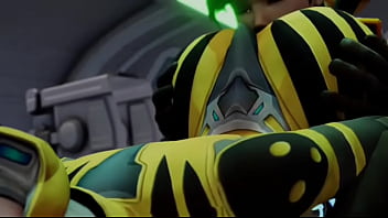 Overwatch tracer worshiping 's ass