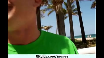 Desperate teen naked in public and fucks to pay rent 30