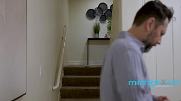 Desperate for a pounding babysitter couldn be more obvious