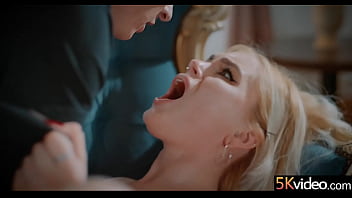 Her pale and puffy nipples top off her incredible natural tits