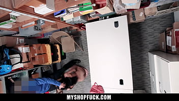 Shoplifter reveals the truth and the two come to a mutual understanding myshopfuck