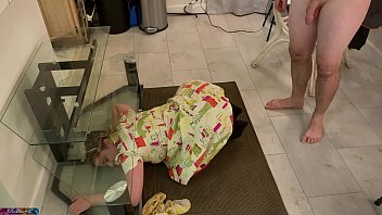 She gets stuck and her stepson has to perform anal sex She gets stuck and her stepson has to perform anal sex