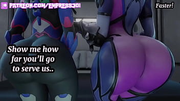 Gamer girlfriend turned you watch her submit to a real mistress