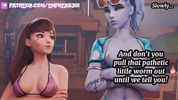 Gamer girlfriend turned you watch her submit to a real mistress