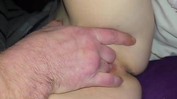 Wife fingered before getting a creampie