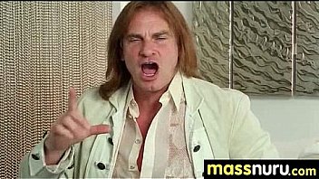 Slippery nuru massage for lucky dude 21