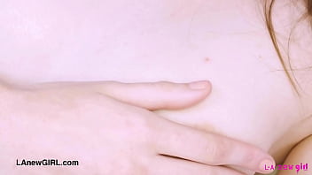 Sultry brunette muse naked close up