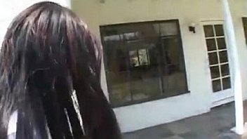 Crystal clear goes next door and gets fucked by four guys Crystal clear goes next door and gets fucked by four guys