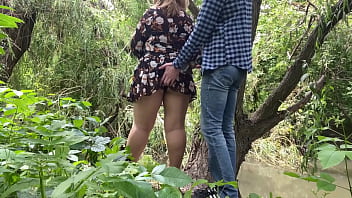 Sexy mother in law lifted her dress up so i could cum on her ass on the street