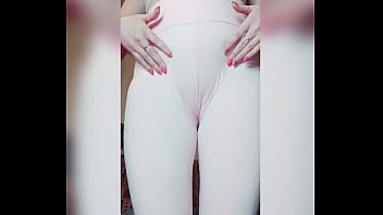 Shy sexy girl shows her virgin body tits and ass