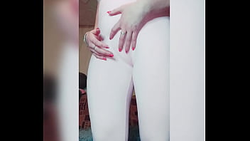 Shy sexy girl shows her virgin body tits and ass