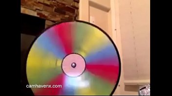 Emo girl plays with her ass