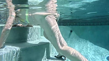 We went swimming in a private pool in hawaii kai