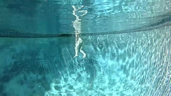 We went swimming in a private pool in hawaii kai