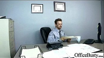Horny girl with big juggs banged in office vid 08
