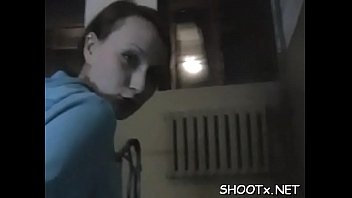 He works out his sweet girl's pussy with a gifted one eyed monster