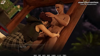 Hot big ass college teen with piercing gives blowjob to a big cock and gets her little pussy creampied outdoor taboo university steam game 3d animated hentai game part #3