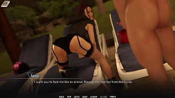 Hot big ass college teen with piercing gives blowjob to a big cock and gets her little pussy creampied outdoor taboo university steam game 3d animated hentai game part #3