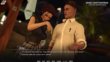 Hot big ass college teen with piercing gives blowjob to a big cock and gets her little pussy creampied outdoor taboo university steam game 3d animated hentai game part #3