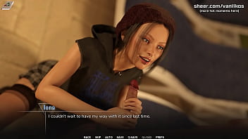 Hot big ass college teen with piercing gives blowjob to a big cock and gets her little pussy creampied outdoor taboo university steam game 3d animated hentai game part #3