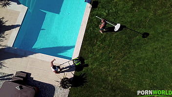 Two dicks make her cum