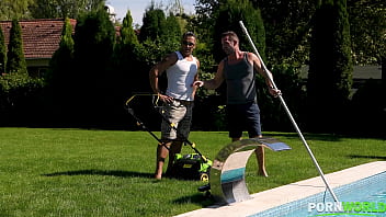 Two dicks make her cum